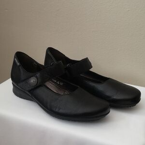 Womens Mephisto Genuine Leather Air Jet Black Mary Jane Shoes New w/out Tags 7.5